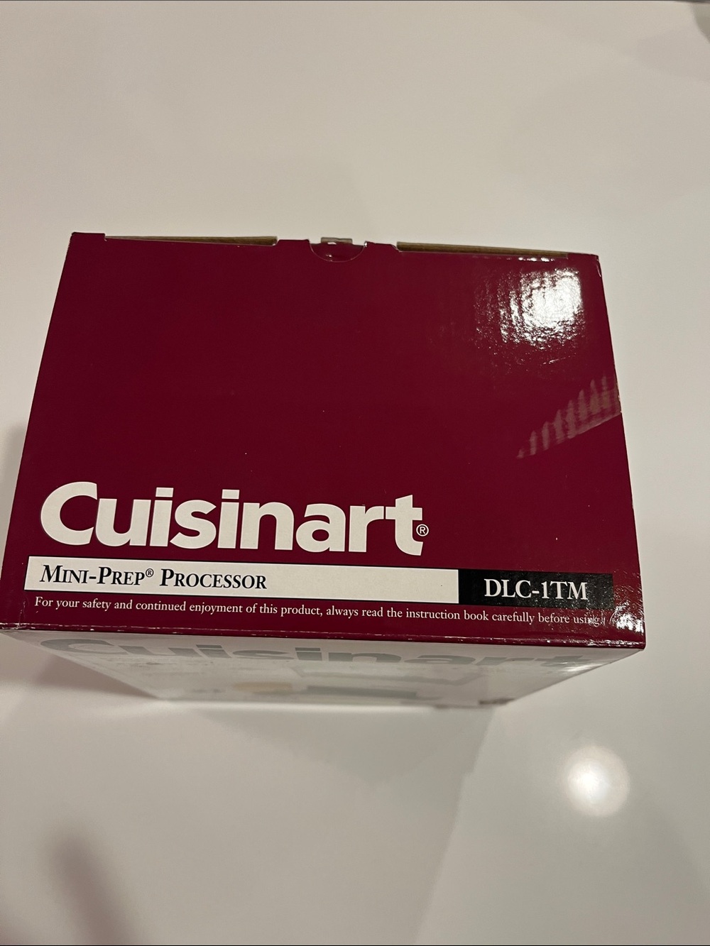 New In Box Cuisinart White and Black Mini-Prep Processor 21 oz capacity DLC-1TM - Picture 4 of 8